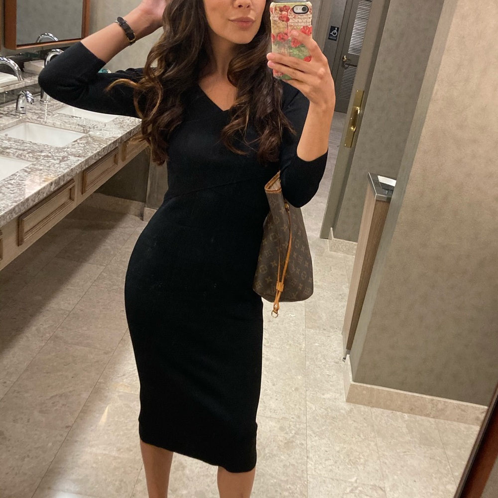 Theory black dress